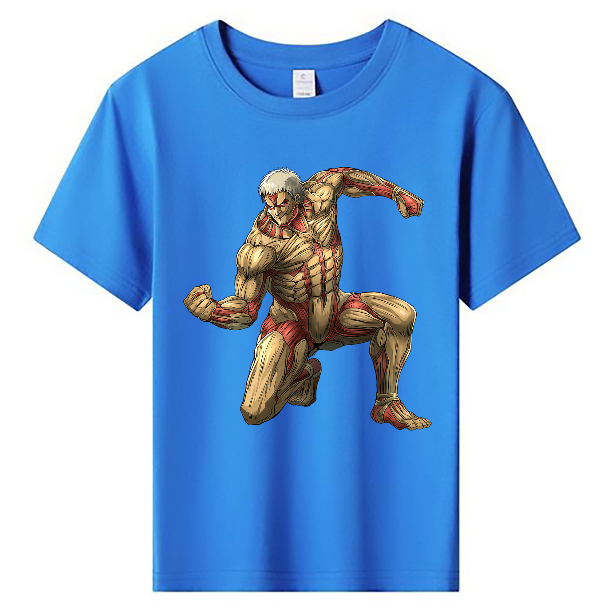（画像用） 進撃の巨人 Attack on Titan 綿100％キッズTシャツ（フロントプリント）